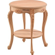 Mobilya Baba Hemşin Papatya Fiskos Cilasız Ham Ahşap