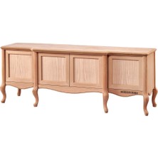 Mobilya Baba Manyas Tv Sehpası Cilasız Ham Ahşap