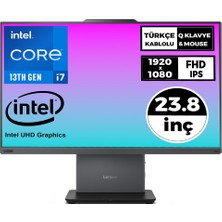Lenovo Thinkcentre Neo 50A I7-13620H 8 GB 512 GB 23.8" Freedos 12SC001XTR K1 All In One Bilgisayar