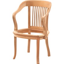 Mobilya Baba Datça Berjer Cilasız Ham Ahşap