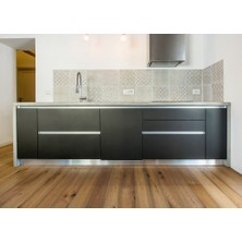 Near Shop DecoHandy 30x30 cm Kendinden Yapışkanlı  Pvc Karo Mutfak Arası 4 Lü Karışık model  0,36m2