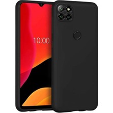 Casper Via E30 Uyumlu Silikon Kılıf - Kamera Korumalı Esnek Pastel Renk Kapak - Siyah