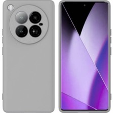 Infinix Zero 40 Uyumlu Silikon Kılıf - Kamera Korumalı Esnek Pastel Renk Kapak - Gri