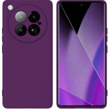 Infinix Zero 40 Uyumlu Silikon Kılıf - Kamera Korumalı Esnek Pastel Renk Kapak - Mor