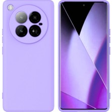 Infinix Zero 40 Uyumlu Silikon Kılıf - Kamera Korumalı Esnek Pastel Renk Kapak - Lila