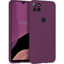 Casper Via E30 Uyumlu Silikon Kılıf - Kamera Korumalı Esnek Pastel Renk Kapak - Mor
