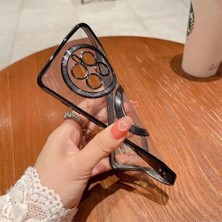 Teknomoda Huawei Mate 50 Pro Kılıf Kamera Lens Korumalı Renkli Magsafe Şeffaf Silikon