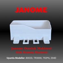 Muk Atölye Janome Fire Kabı Overlok Makinesi Çöp Artık Kumaş Haznesi