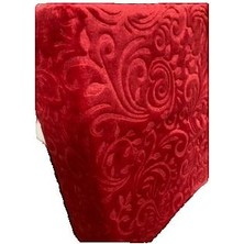 Mink Emboss Battaniye 200X240 B516 Kırmızı