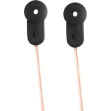 Spibicyy Fm Yayın Anteni 75 Ohm Dipol Kapalı T Anten Anten Erkek F-Tipi Konnektör Verici Fm Anteni Şeffaf Çift Paralel Erkek (Yurt Dışından)