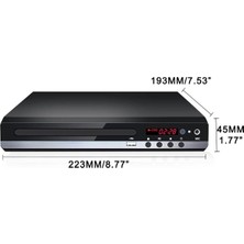 Steldalar Ana Sayfa DVD Oynatıcı 1080P DVD Video Oynatıcı Evd Öğrenci CD Oynatıcı VCD Göz Korumalı DVD Oynatıcı Kutu-Us Fişi (Yurt Dışından)