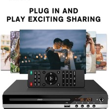 Steldalar Ana Sayfa DVD Oynatıcı 1080P DVD Video Oynatıcı Evd Öğrenci CD Oynatıcı VCD Göz Korumalı DVD Oynatıcı Kutu-Us Fişi (Yurt Dışından)