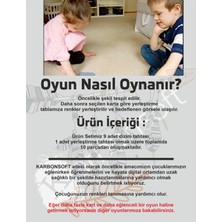 Montessori Egitici Ahsap Oyuncak, Egitici Kutu Oyunu, Ahsap Esleme Oyuncagı, Renk Puzzle