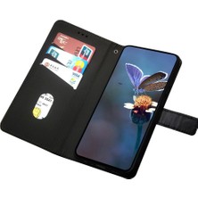 4U Sky Xiaomi Redmi Note 14 Pro+ 5g Kılıf Kart Yuvaları Ekleme Renkli Deri Telefon Kapağı-Balck Için (Yurt Dışından)