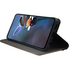 4U Sky Xiaomi Redmi Note 14 Pro+ 5g Kılıf Kart Yuvaları Ekleme Renkli Deri Telefon Kapağı-Balck Için (Yurt Dışından)