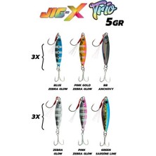 Fujin Jig-X Trio 3lü Micro Jig 5gr