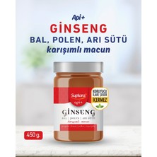 Suplara Api Plus Ginseng, Bal, Polen, Arı Sütü Karışımlı Macun 450 gr