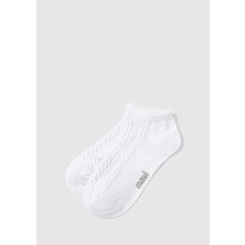 Mavi Kadın Beyaz Patik Çorabı 1911398-620