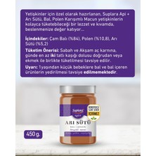 Suplara Api Plus Arı Sütü, Bal, Polen Karışımlı Macun 450 gr