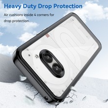 Digital Computer Home Nothing Telefon (2A) Plus/telefon (2A) Kılıfı Düşmeye Dayanıklı Tpu Çerçeve Şeffaf Akrilik Koruyucu Kabuk-Şeffaf Gri (Yurt Dışından)