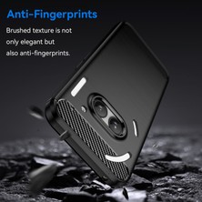 Digital Computer Home For Nothing Telefon (2A) Plus/telefon (2A) Kılıf Karbon Fiber Dokulu Telefon Tpu Kapak-Siyah (Yurt Dışından)