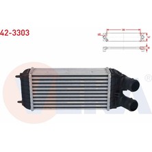 VEKA-42-3303 - Turbo Radyatoru (Intercooler) Peugeot 301 1.6 Hdı 2012-