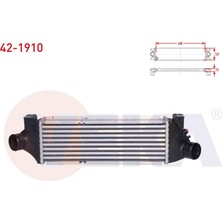 VEKA-42-1910 - Turbo Radyatoru (Intercooler) Ford Transıt (Fa_ _) 2.0 Dı 2000-2006
