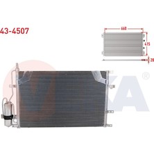 VEKA-43-4507 - Klıma Radyatoru Volvo S60 I 2.0 T 2000-2010