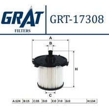 GRAT-17308 - Yakıt Fıltresı ( Ford : Transıt V348 2.2tdcı 2011-/ Transıt Custom 2.2tdcı 12- Transıt V.347 155PS 12> )