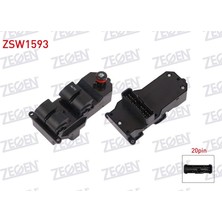ZEGEN-ZSW1593 - Cam Anahtarı 20 Pın Honda Cıvıc Vıı 2000-2006