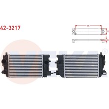 VEKA-42-3217 - Turbo Radyatoru (Intercooler) Opel Merıva B 1.3 Cdtı M-T 2010-