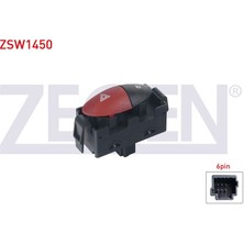 ZEGEN-ZSW1450 - Kapı Kılıt ve Flasor Anahtarı Renault Master Iıı 2010-