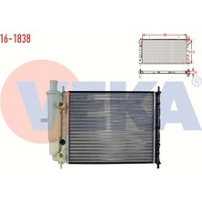 VEKA-16-1838 - Su Radyatoru Mekanık Bıdonlu Fıat Bravo (182) 1.6 16V Ac-/m-T 1995-2004