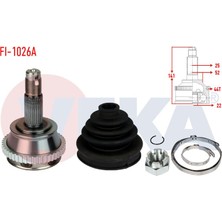 VEKA-FI-1026A - Aks Kafası Sol-Sag On Dıs Fıat Marea (185) 1.6i 16V 100 Ps Abslı 44 Dıs 22×25×52 Uzunluk 141,4 mm 1996-2007