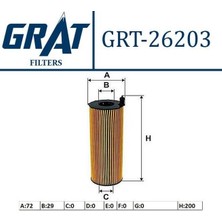 GRAT-26203 - Yag Fıltresı ( Audı : A4 2.7 Tdı 3.0 Td I -Q7 3.0 Tdı 4.2 Tdı 06-12 /a6 Iı 2.7tdı 3.0tdı Quattro 04-11/ Vw : Touareg 3.0 Tdı 04-10 )
