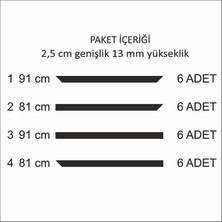 Birdeco Home Dekoratif Boyanabilir Montaja Hazır Duvar Çıtası,önceden Kesilmiş Astarlı Kendin Yap Kit (P26)