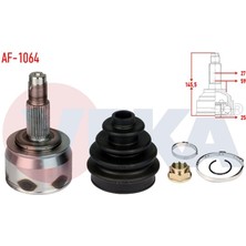 VEKA-AF-1064 - Aks Kafası Sol-Sag On Dıs Alfa Romeo Gıulıetta (940) 1.4 Tb 27×25×59 Uzunluk 145,5MM 2010-