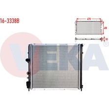 VEKA-16-3338B - Su Radyatoru Brazıng Karsan J10 2.3 D M-T 2010-
