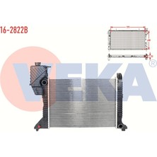 VEKA-16-2822B - Su Radyatoru Brazıng Mercedes Sprınter (W901) 208 D Kısa Kasa M-T Ac- 1995-2000