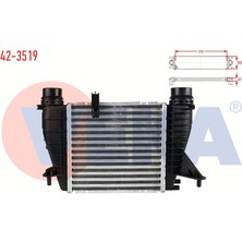 VEKA-42-3519 - Turbo Radyatoru (Intercooler) (Segmanlı) Renault Clıo Iıı (Br0/1,cr0/1) 1.5 Dcı 2010-