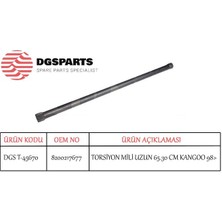 Dgs T-45670 - Torsiyon Mili Uzun 65.30 cm Kangoo 98>