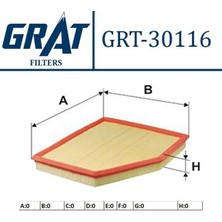 GRAT-30116 - Hava Fıltresı ( Bmw : 520I 06-10 540I 545I / 645CI 650I 04-)