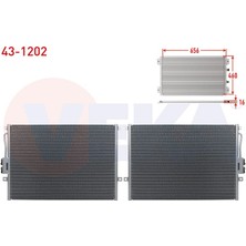 VEKA-43-1202 - Klıma Radyatoru Jeep Grand Cherokee Iı (Wj, Wg) 2.7 Crdı 4×4 1998-2005