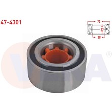 VEKA-47-4301 - On Tekerlek Rulmanı Sol-Sag 38×72×36/33 Toyota Corolla 1.3i - 1.6i 1992-1997 / Corolla 1.4i - 1.6i 1997-2002
