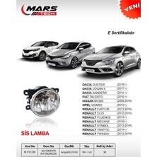 MARS-531236 - Sıs Lambası Sag Sol Trafıc Iıı Fluence Clıo Iv Captur Megane Iv Talısman Latıtude Symbol Dacıa Sandero Iıı