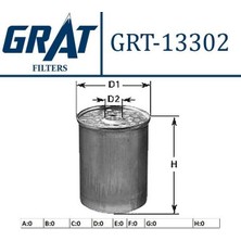 GRAT-13302 - Yakıt Fıltresı ( Cıtroen : Jumper/peugeot: Boxer 2.5d-2.5td 94-02)