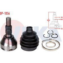 VEKA-OP-1056 - Aks Kafası Sağ veya Sol  On Dıs Opel Insıgnıa 1.6 T 30×26×53.8 Uzunluk 160MM 2008-