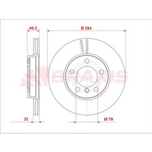 BRAXIS-AE0942 - Fren Dıskı On Mını R60 R61
