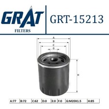 GRAT-15213 - Yag Fıltresı ( Vw : Polo 1.4tdı 2014- / Audı: A1 1.4tdı 14-/ Skoda Fabıa 1.4tdı 14- )