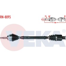 VEKA-RN-8095 - Komple Aks Sag On Renault Megane I (Ba0/1) 1.9 Dt Abslı 44 Dıs Uzunluk 748MM 1996-2003